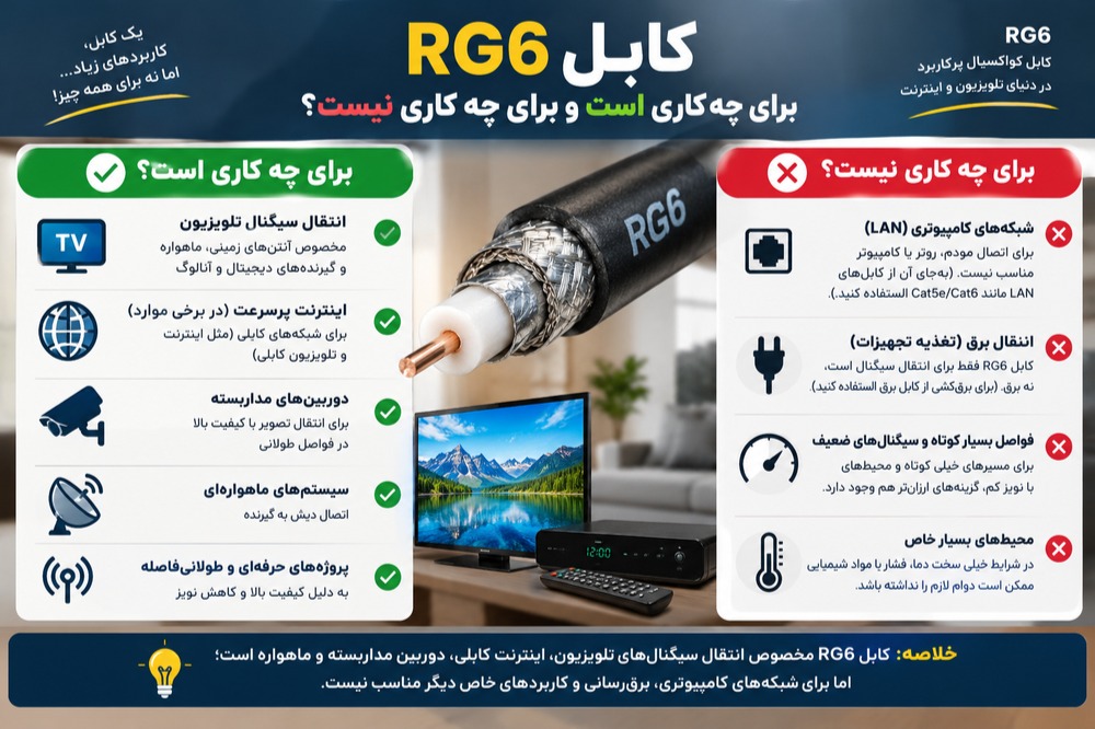 انتخاب کابل کواکسیال برای تقویت‌ کننده آنتن