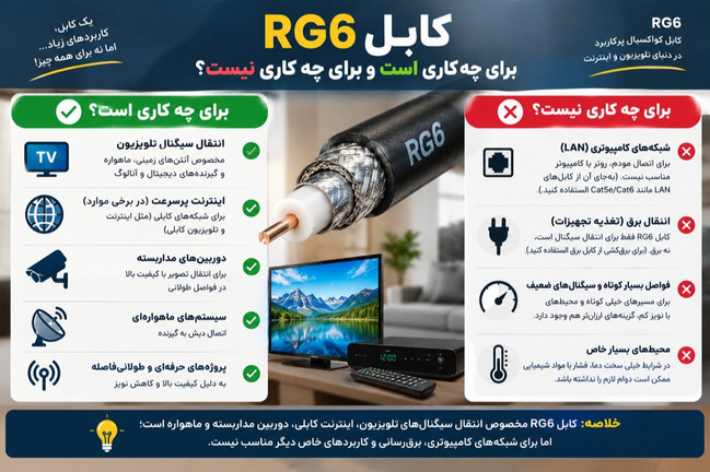 انتخاب کابل کواکسیال برای تقویت کننده آنتن