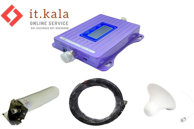 پکیج تقویت کننده آنتن موبایل 2 باند 50 میلی وات مدل MZ102-PRP