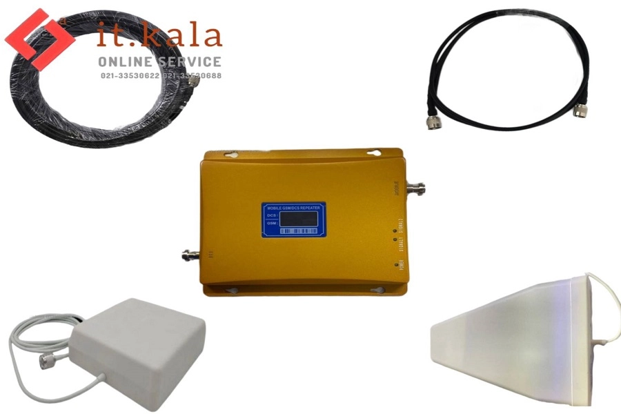 پکیج تقویت کننده سیگنال سیم کارت 2 باند 420 میلی وات مدل MZ102-GD