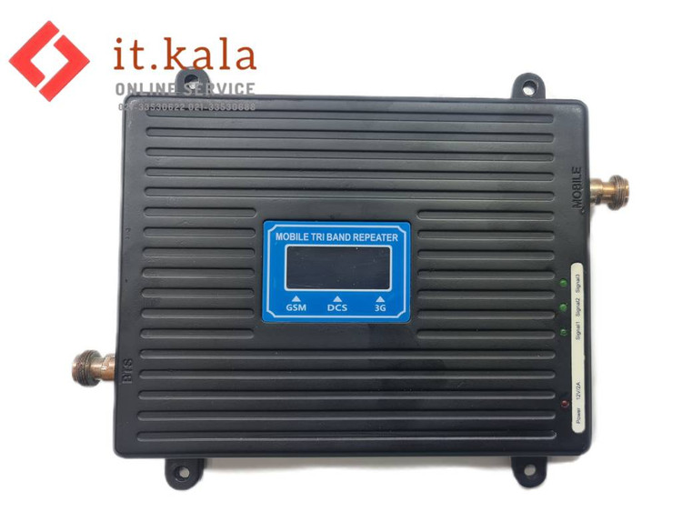 پکیج تقویت کننده آنتن موبایل 3 باند 650 میلی وات (درون شهری، استوک)