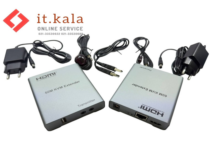 کی وی ام اکستندر HDMI تا 60 متر کی نت KE760