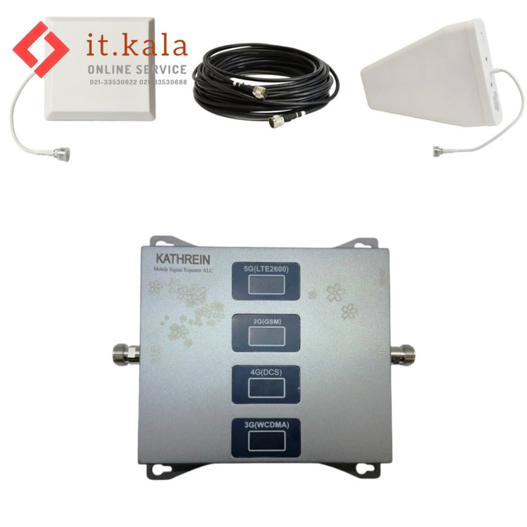 پکیج تقویت کننده آنتن موبایل 4 باند 1800 میلی وات KT1504 ALC 5G- PRO (برون شهری ) از برند KATHREIN